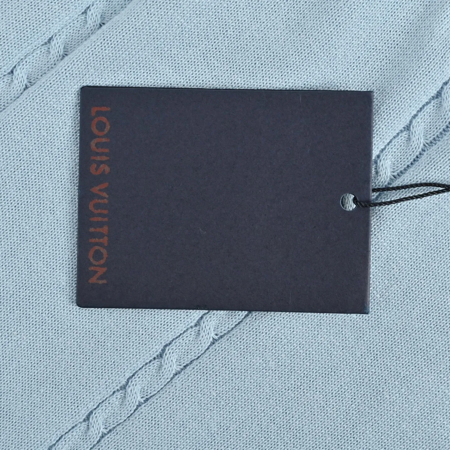 Louis Vuitton/Louis Vuitton 26ss badge embroidered knitted short sleeves